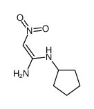 1-N'-cyclopentyl-2-nitroethene-1,1-diamine Structure