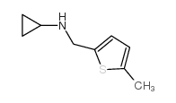 N-[(5-methylthiophen-2-yl)methyl]cyclopropanamine结构式