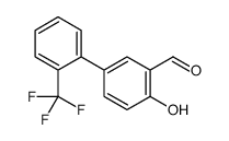 2-hydroxy-5-[2-(trifluoromethyl)phenyl]benzaldehyde结构式