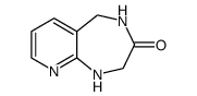 4,5-二氢-1H-吡啶并[2,3-E][1,4]重氮基庚英-3(2H)-酮结构式