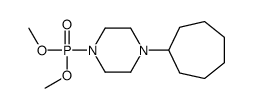 1-cycloheptyl-4-dimethoxyphosphorylpiperazine结构式