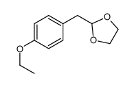 4-(1,3-DIOXOLAN-2-YLMETHYL)-1-ETHOXYBENZENE structure