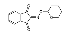 2-tetrahydropyran-2-yloxyiminoindan-1,3-dione结构式