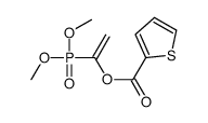 1-dimethoxyphosphorylethenyl thiophene-2-carboxylate结构式