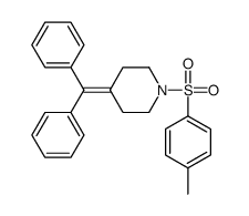 4-benzhydrylidene-1-(4-methylphenyl)sulfonylpiperidine结构式