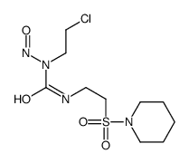 1-(2-chloroethyl)-1-nitroso-3-(2-piperidin-1-ylsulfonylethyl)urea结构式