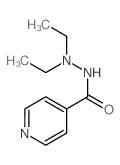 N,N-diethylpyridine-4-carbohydrazide结构式
