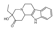 3-Ethyl-3-hydroxy-3,4,6,7,12,12b-hexahydro-1H-indolo[2,3-a]quinolizin-2-one结构式