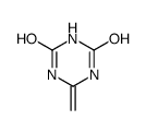 6-methylidene-1,3,5-triazinane-2,4-dione Structure