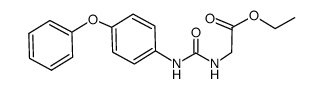 ethyl ((4-phenoxyphenyl)carbamoyl)glycinate结构式