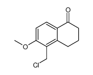 6-Methoxy-5-chlormethyl-tetralon-(1)结构式