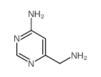 6-(Aminomethyl)pyrimidin-4-amine structure