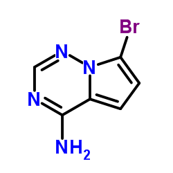 7-Bromopyrrolo[2,1-f][1,2,4]triazin-4-amine picture