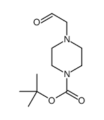 tert-butyl 4-(2-oxoethyl)piperazine-1-carboxylate Structure