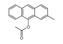 acetic acid-(2-methyl-[9]anthryl ester) Structure
