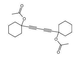 1,4-tris(1-acetoxy-1-cyclohexyl)-1,3-butadiyne结构式