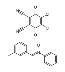 (Z)-N-phenyl-1-(m-tolyl)methanimine oxide compound with 4,5-dichloro-3,6-dioxocyclohexa-1,4-diene-1,2-dicarbonitrile (1:1) Structure