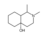 1,2-dimethyl-octahydro-isoquinolin-4a-ol结构式