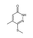 5-methyl-6-methylsulfanyl-2H-pyridazin-3-one Structure