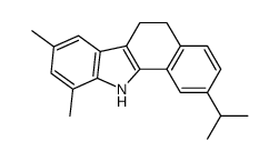 2-isopropyl-8,10-dimethyl-6,11-dihydro-5H-benzo[a]carbazole Structure