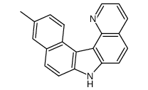 11-methyl-7H-benzo[c]pyrido[2,3-g]carbazole Structure