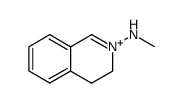 2-methylamino-3,4-dihydro-isoquinolinium Structure