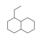 1-ethyl-1,2,3,4,4a,5,6,7,8,8a-decahydronaphthalene结构式