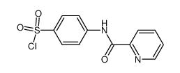 4-[(pyridin-2-ylcarbonyl)amino]benzenesulfonyl chloride Structure