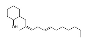 (1S,2R)-2-[(2E,5E)-2-methyldodeca-2,5-dienyl]cyclohexan-1-ol Structure
