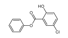 phenyl 5-chloro-2-hydroxybenzoate结构式