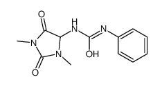 1-(1,3-dimethyl-2,5-dioxoimidazolidin-4-yl)-3-phenylurea Structure