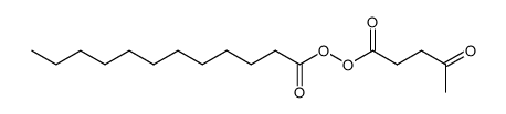 dodecanoyl 4-oxopentanoyl peroxide Structure