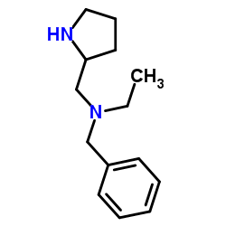 N-Benzyl-N-(2-pyrrolidinylmethyl)ethanamine结构式