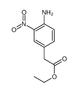 2-(4-氨基-3-硝基苯基)乙酸乙酯结构式