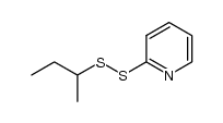s-butyl 2-pyridinyl disulfide Structure