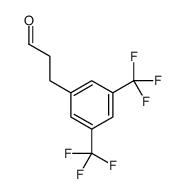 3-[3,5-Bis(trifluoromethyl)phenyl]propanal Structure