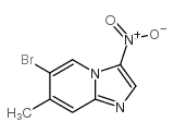 6-Bromo-7-methyl-3-nitroimidazo[1,2-a]pyridine Structure