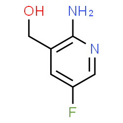 (2-氨基-5-氟吡啶-3-基)甲醇结构式