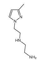 N-{2-[3(5)-methyl-1H-pyrazol-1-yl]ethyl}ethane-1,2-diamine Structure