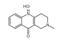 2-methyl-1,2,3,4,5,10-hexahydrobenzo[b]-1,6-naphthyridin-10-one hydrochloride Structure