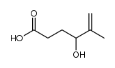 4-hydroxy-5-methyl-hex-5-enoic acid结构式