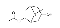 3-Hydroxy-6-acetoxytropane Structure