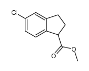 methyl 5-chloro-2,3-dihydro-1H-indene-1-carboxylate Structure