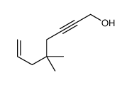 5,5-dimethyloct-7-en-2-yn-1-ol结构式