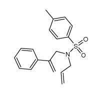 N-allyl-4-methyl-N-(2-phenylallyl)benzenesulfonamide Structure