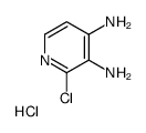 2-Chloro-3,4-pyridinediamine hydrochloride (1:1)结构式