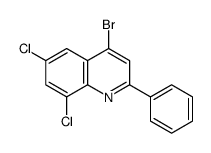 4-bromo-6,8-dichloro-2-phenylquinoline Structure