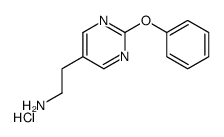 2-(2-phenoxypyrimidin-5-yl)ethanamine,hydrochloride结构式