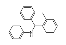 N-(2-methyl-α-phenylbenzyl)aniline结构式