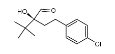 (S)-2-(4-chlorophenethyl)-2-hydroxy-3,3-dimethylbutanal结构式